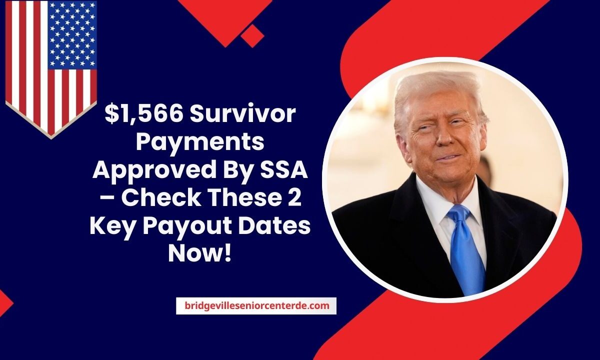 $1,566 Survivor Payments Approved By SSA – Check These 2 Key Payout Dates Now!